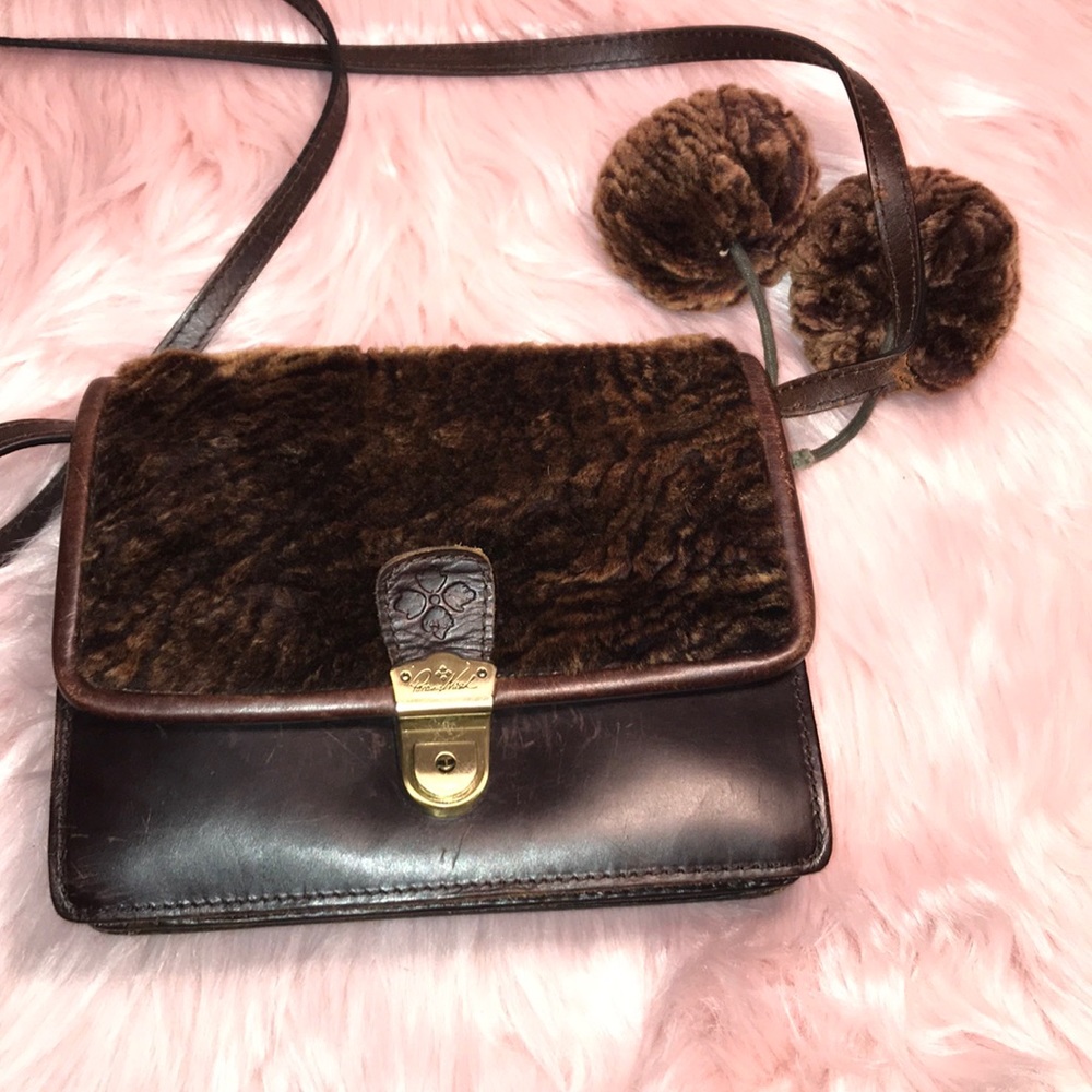 Patricia Nash cross body brown bag